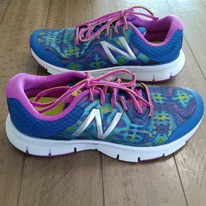 New Balance Womens 775 Cush Running Shoes Blue Abstract Mesh Laces Size 9